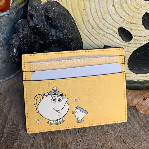 Authentic KATE SPADE Saffiano leather TEACUP DISNEY card holder - Picture 4 of 6